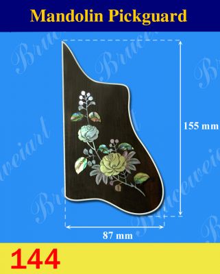 Bruce Wei, Mandolin Part-Rosewood Pickguard w/MOP Art Inlay (144)