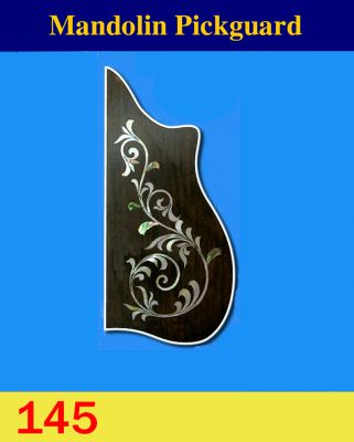 Bruce Wei, Mandolin Part-Rosewood Pickguard w/MOP Art Inlay (145)