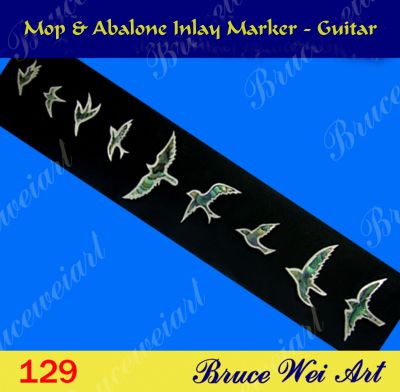 Bruce Wei, Inlay Material - DIY Abalone & White MOP Inlay Markers ( 129 )