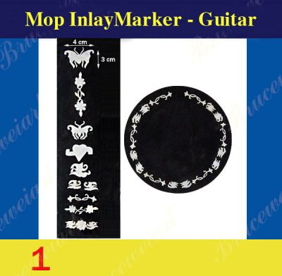 Bruce Wei, Guitar Inlay Material - DIY White Mop Inlay markers ( 1 )