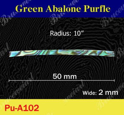 Bruce Wei, 10 Curved Abalone Purfle Radius 10