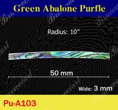 Bruce Wei, 10 Curved Abalone Purfle Radius 10