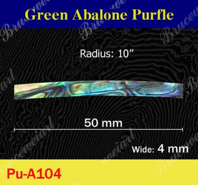 Bruce Wei, 10 Curved Abalone Purfle Radius 10