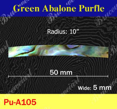 Bruce Wei, 10 Curved Abalone Purfle Radius 10