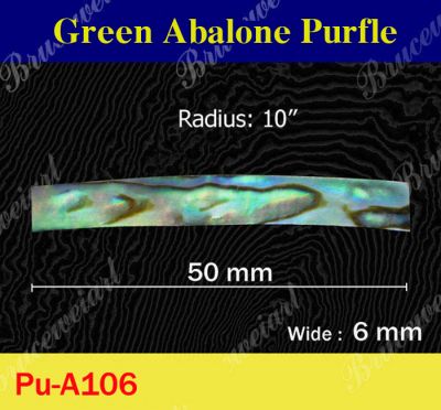 Bruce Wei, 10 Curved Abalone Purfle Radius 10