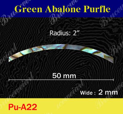 Bruce Wei, 10 Curved Abalone Purfle Radius 2