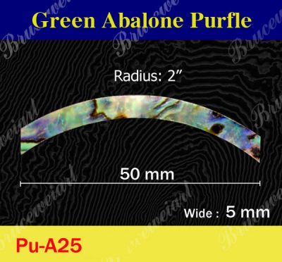 Bruce Wei, 10 Curved Abalone Purfle Radius 2