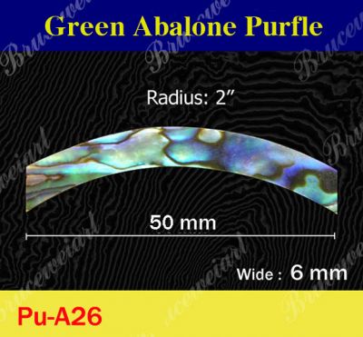 Bruce Wei, 10 Curved Abalone Purfle Radius 2