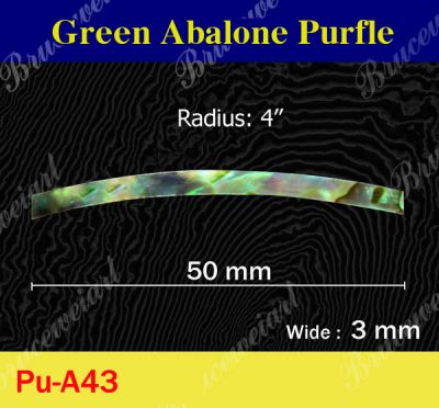 Bruce Wei, 10 Curved Abalone Purfle Radius 4