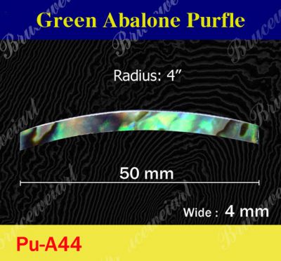 Bruce Wei, 10 Curved Abalone Purfle Radius 4