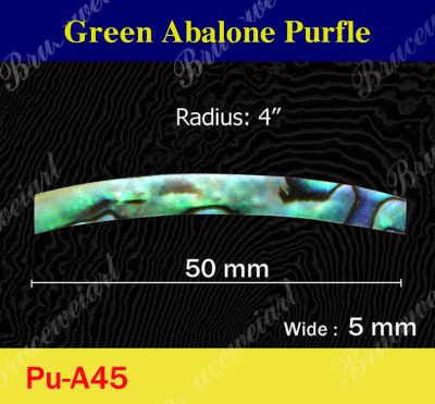 Bruce Wei, 10 Curved Abalone Purfle Radius 4