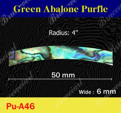 Bruce Wei, 10 Curved Abalone Purfle Radius 4