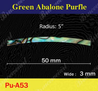 Bruce Wei, 10 Curved Abalone Purfle Radius 5