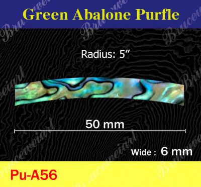 Bruce Wei, 10 Curved Abalone Purfle Radius 5