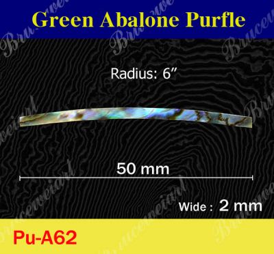 Bruce Wei, 10 Curved Abalone Purfle Radius 6