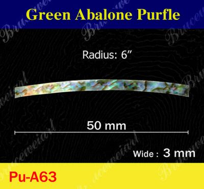 Bruce Wei, 10 Curved Abalone Purfle Radius 6