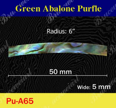 Bruce Wei, 10 Curved Abalone Purfle Radius 6