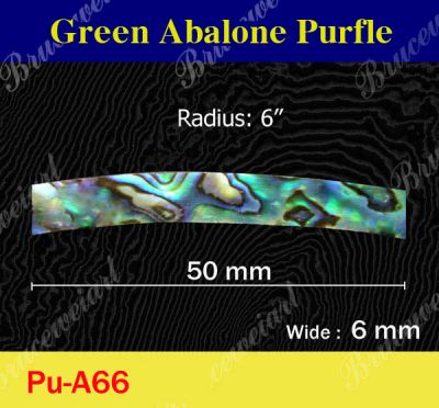 Bruce Wei, 10 Curved Abalone Purfle Radius 6