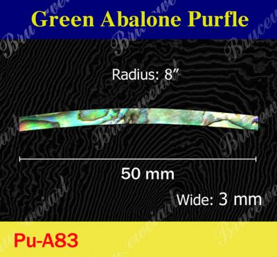 Bruce Wei, 10 Curved Abalone Purfle Radius 8