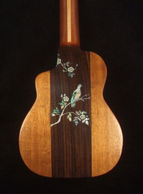 Bruce Wei Hawaiian Koa, Rosewood Gypsy Piccolo/ Pocket Ukulele, GY11-2011