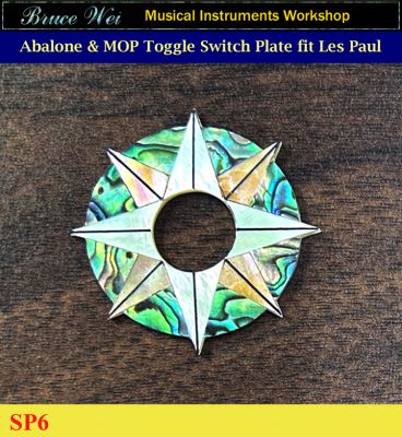 Bruce Wei, UNIQUE MOP & Abalone Toggle Switch Plate (SP6)