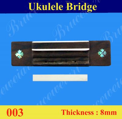 Bruce Wei, Ukulele Part - Rosewood Tenor Ukulele Bridge (003)