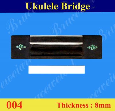 Bruce Wei, Ukulele Part - Rosewood Tenor Ukulele Bridge (004)