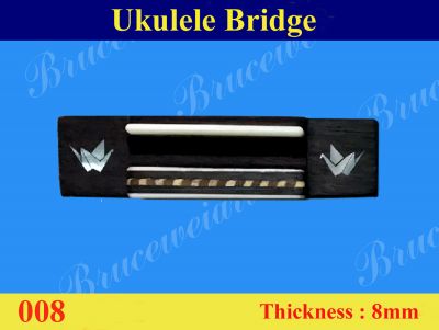 Bruce Wei, Ukulele Part - Rosewood Tenor Ukulele Bridge (008)