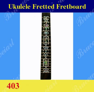 Bruce Wei, Tenor Ukulele Part - Fretted Fretboard w/MOP Art Inlay (403)