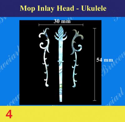 Bruce Wei, Ukulele Inlay Material - DIY Abalone Inlay markers ( 4 )