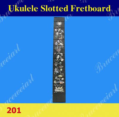 Bruce Wei, Tenor Ukulele Slotted Rosewood Fretboard w/MOP Inlay (201)