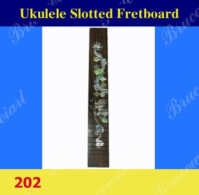 Bruce Wei, Tenor Ukulele Slotted Rosewood Fretboard w/MOP Inlay (202)