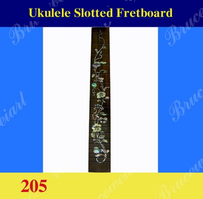 Bruce Wei,Tenor Ukulele Slotted Rosewood Fretboard w/MOP Inlay (205)