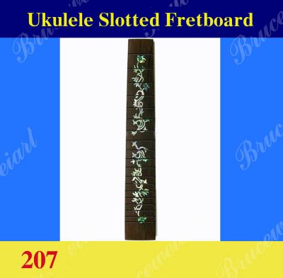 Bruce Wei, Tenor Ukulele Slotted Rosewood Fretboard w/MOP Inlay (207)