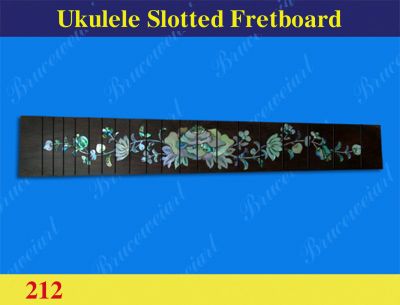 Bruce Wei, Tenor Ukulele Slotted Rosewood Fretboard w/MOP Inlay (212)