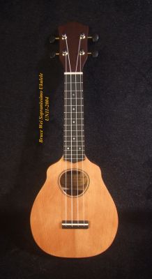 Bruce Wei Handmade Sopranissimo/ Pocket Ukulele, Solid Spruce & Acacia UN11-2004