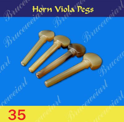 Bruce Wei, Viola Part - 4/4 Buffalo Horn Pegs 4pcs ( 35 )