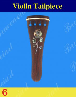 Bruce Wei, Violin Part - Rosewood Tailpiece w/ Mop Art Inlay ( 6 )