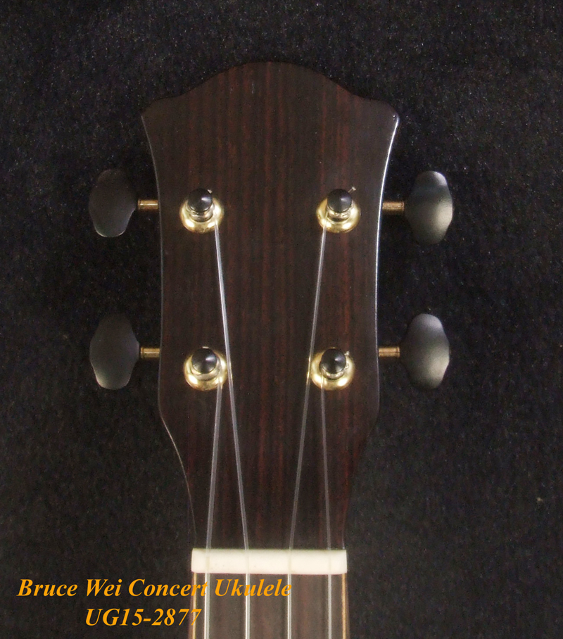 Curly Acacia Concert Ukulele,Worth String MOP Inlay UG152877